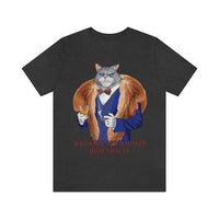 Whiskers & Whiskey High Society Unisex Tee
